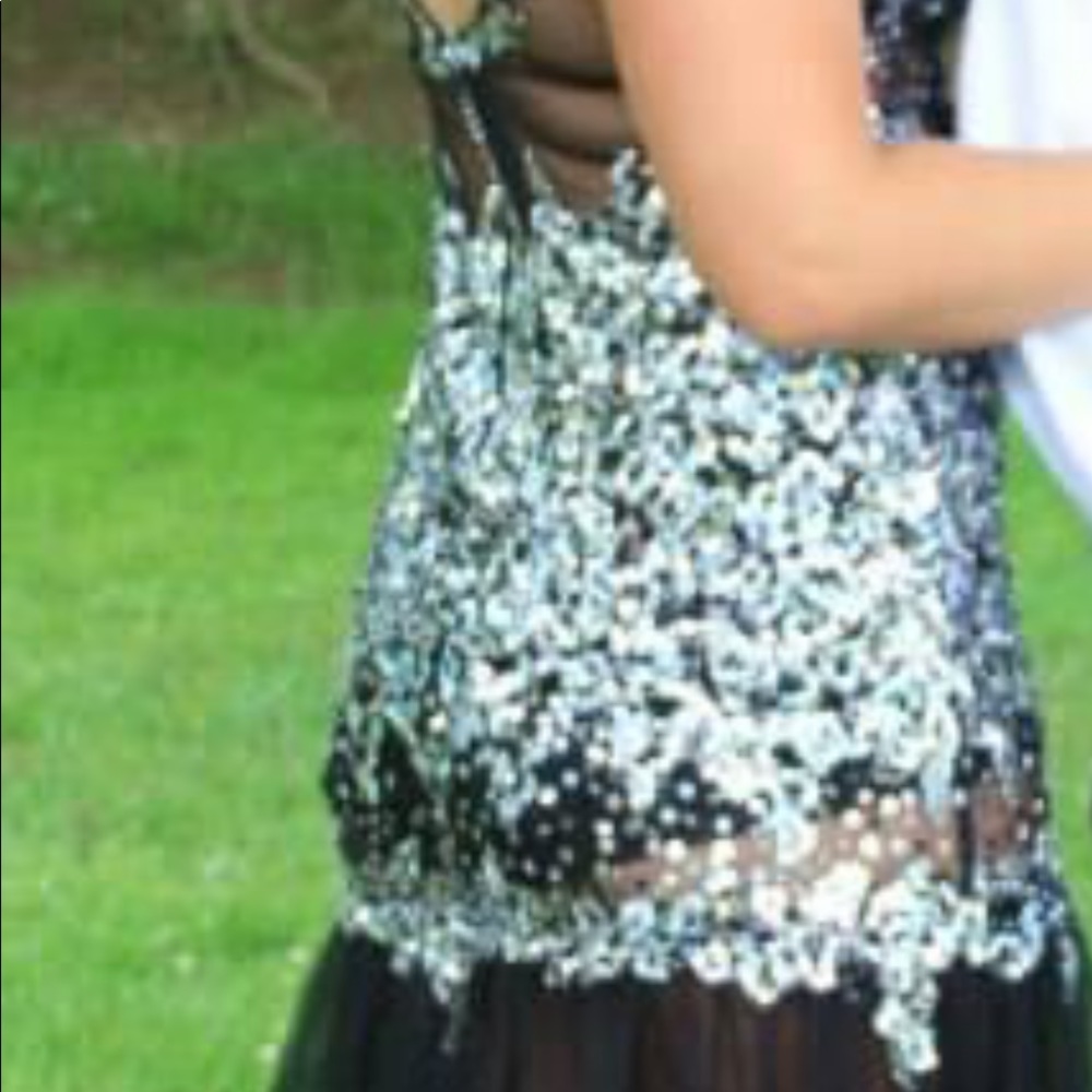 Boutique prom dress.